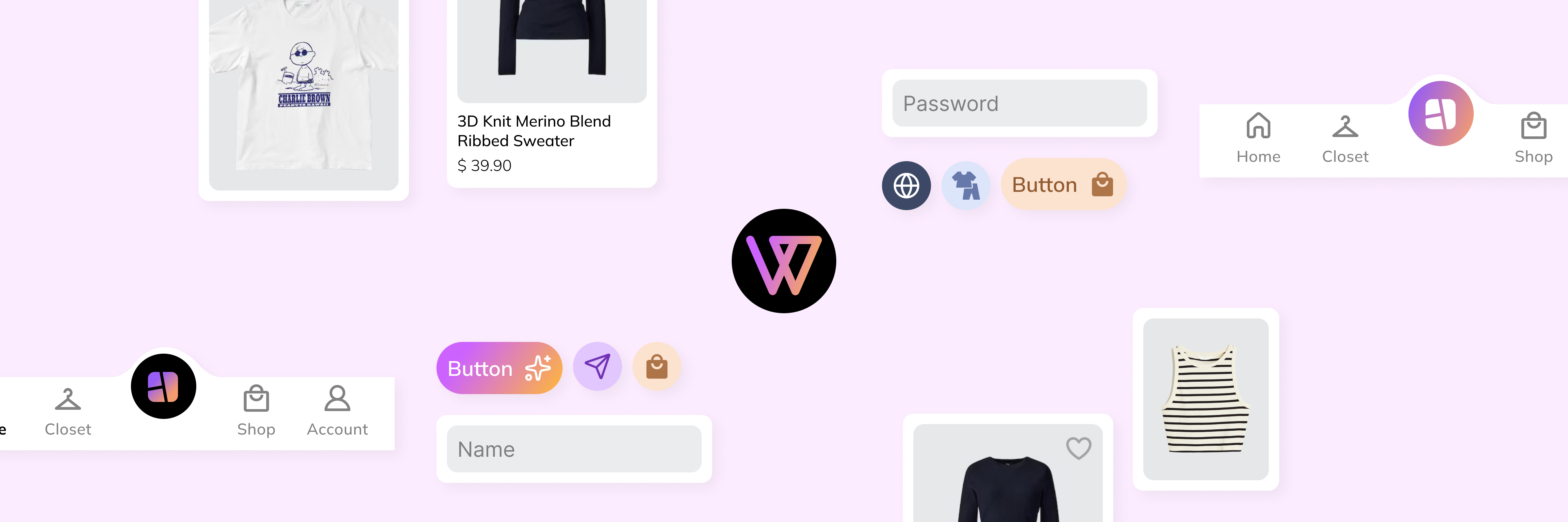 Wearitt logo and design-system components